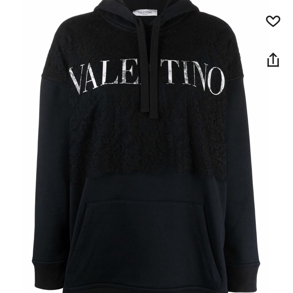 Valentino laces hoodie